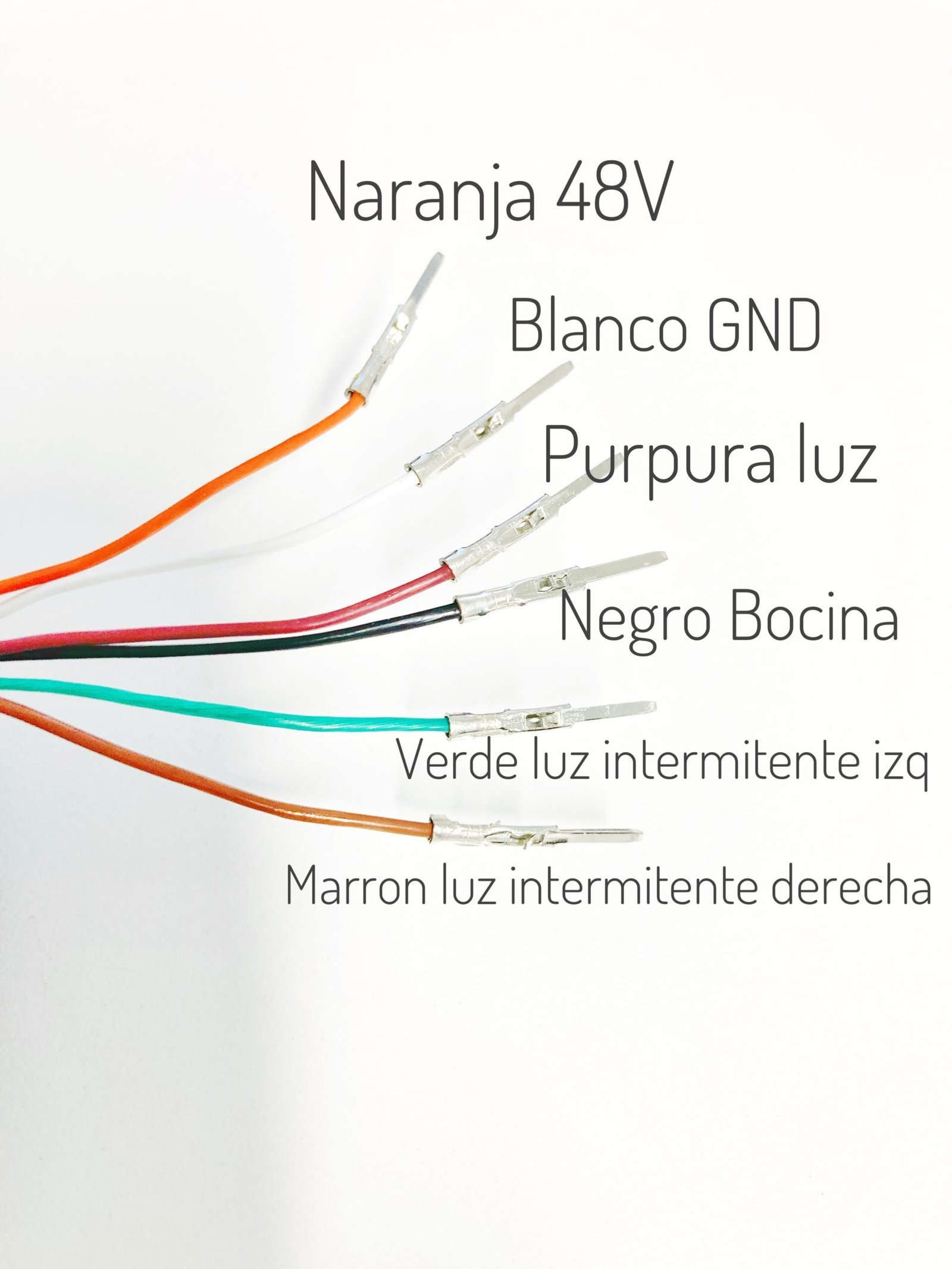 Botonera BSK321 con Intermitentes, luz y claxon - Cable 1,5M (Conector SM incluido)