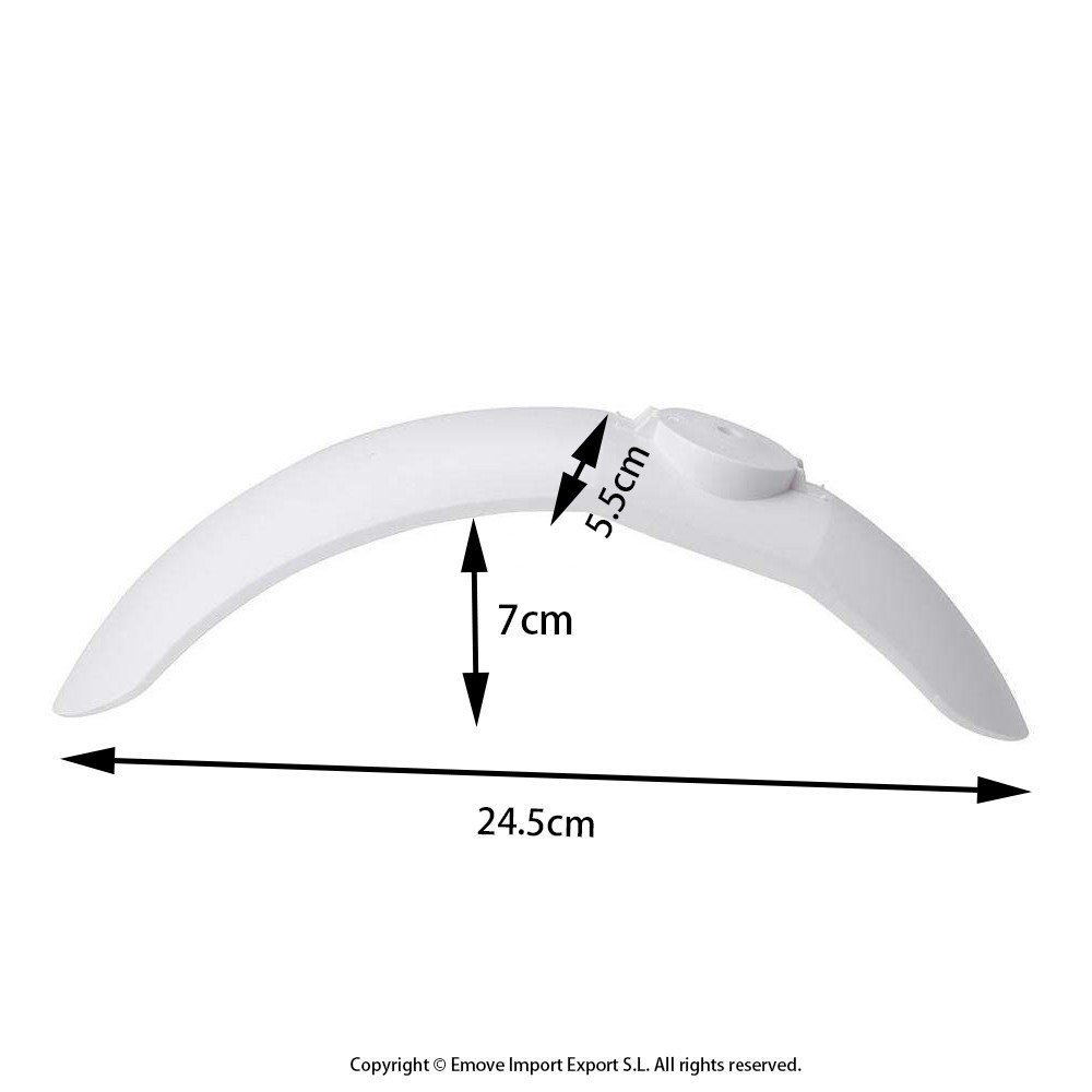 Guardabarro Delantero Blanco para Patinete Xiaomi M365 / Pro - Imagen 3
